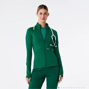 Figs Jacket in Hunter Green, size MEDIUM